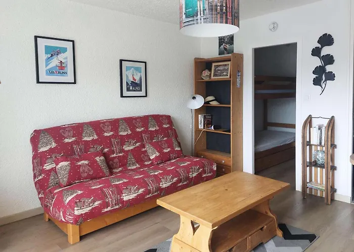 Diamant 1 - 4 Pers. Expose Plein Sud Avec Vue Imprenable Sur Les Montagnes Au Centre De La Station Mae-5621 * Ле дез Альп